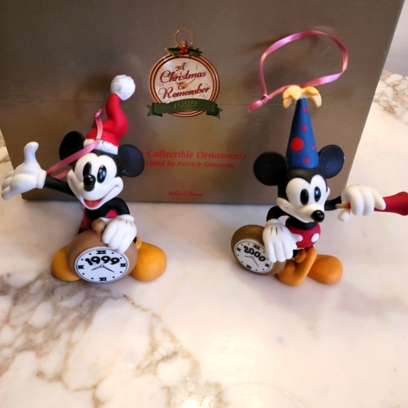 Vintage Disney Gallery Mickey Mouse ornaments